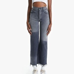 Mother Superior The Rambler Ankle Fray Straight Jeans